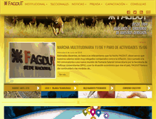 Tablet Screenshot of fagdut.org.ar